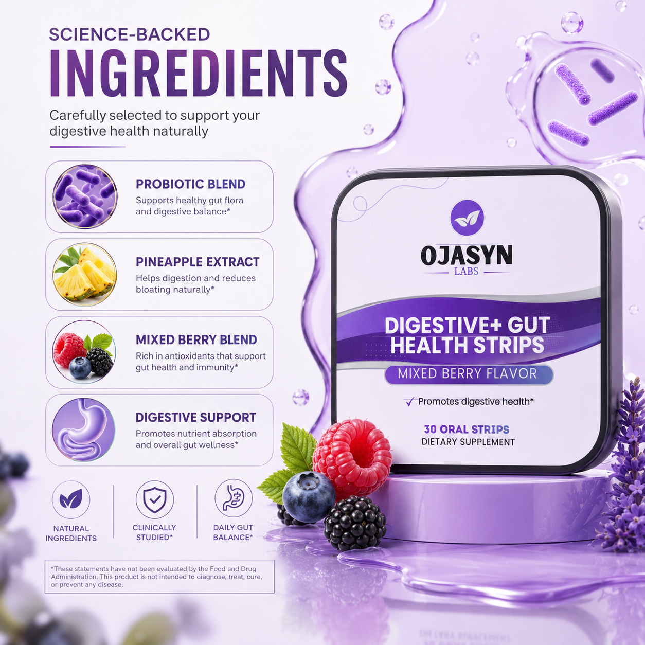 Digestive + Gut Health Strips