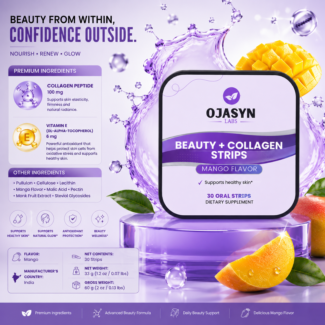 Beauty + Collagen Strips