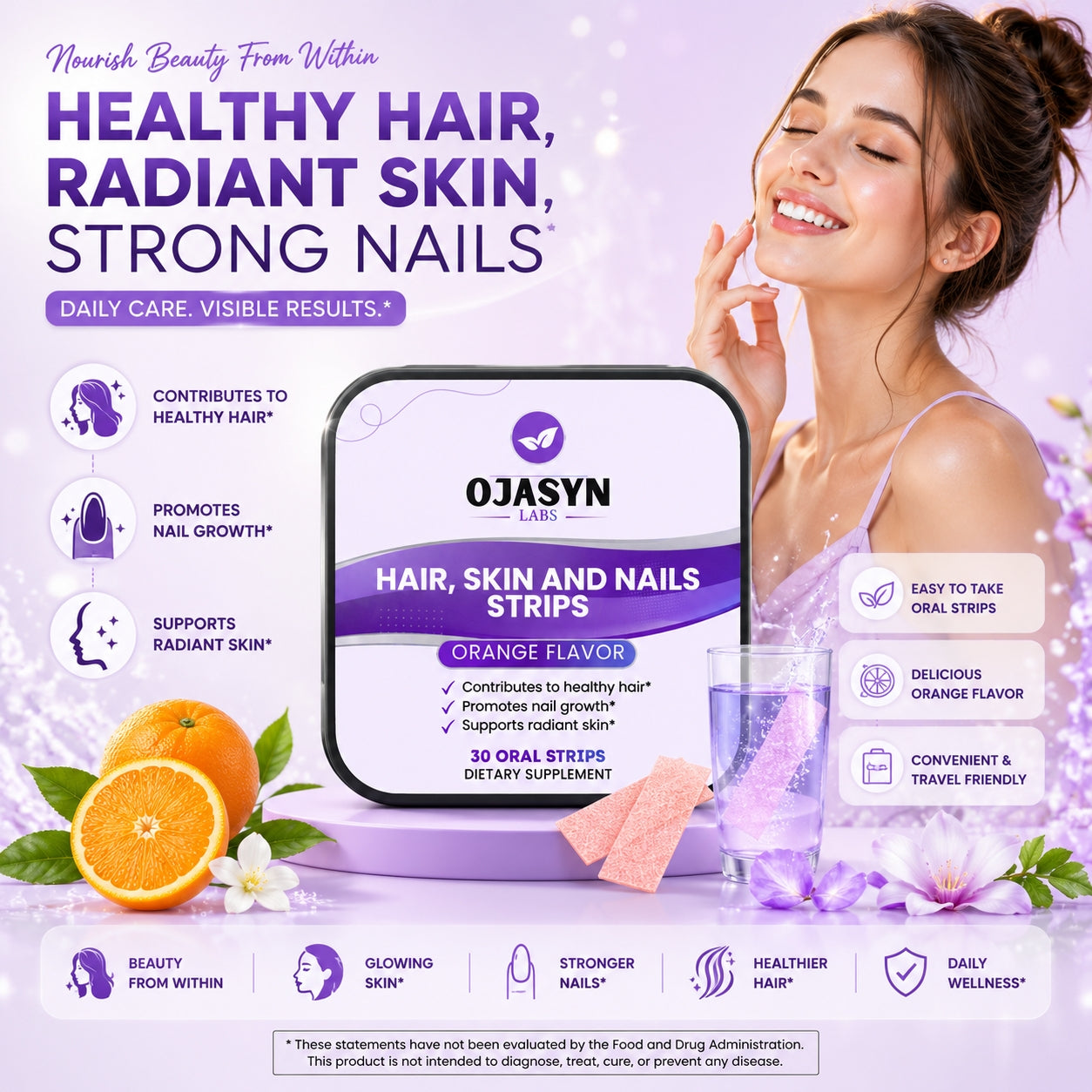 Hair, Skin and Nails Strips